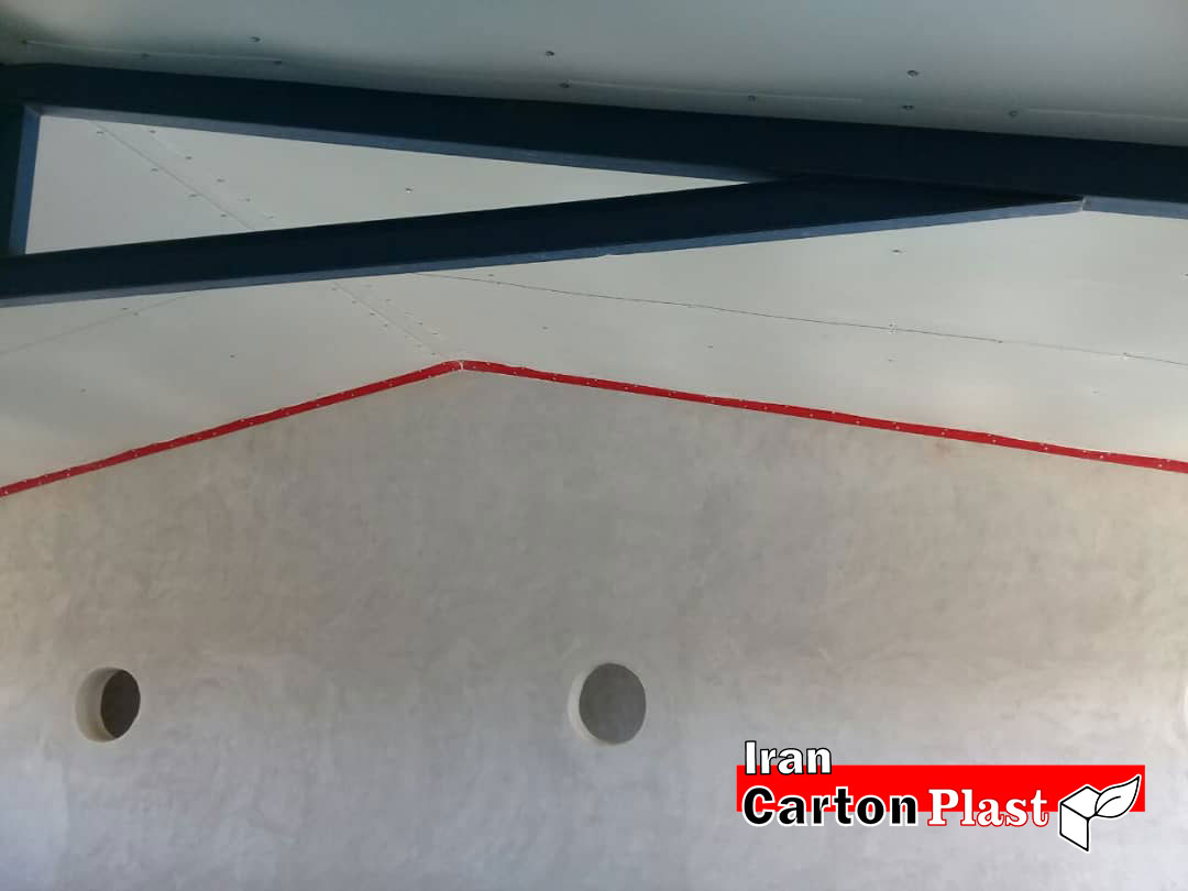 2020115 - پوشش سقف سوله با کارتن پلاست